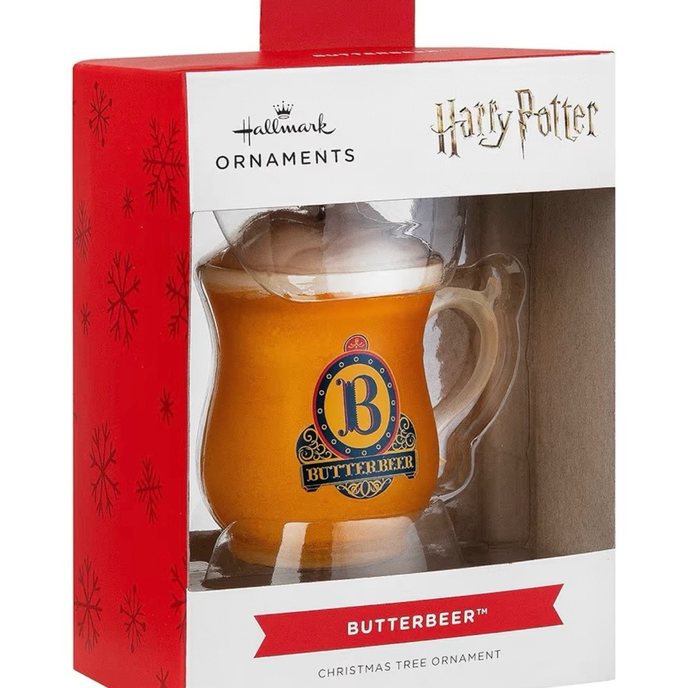 New Hallmark Harry Potter Butterbeer & Tankard Christmas Ornament Holiday 2025